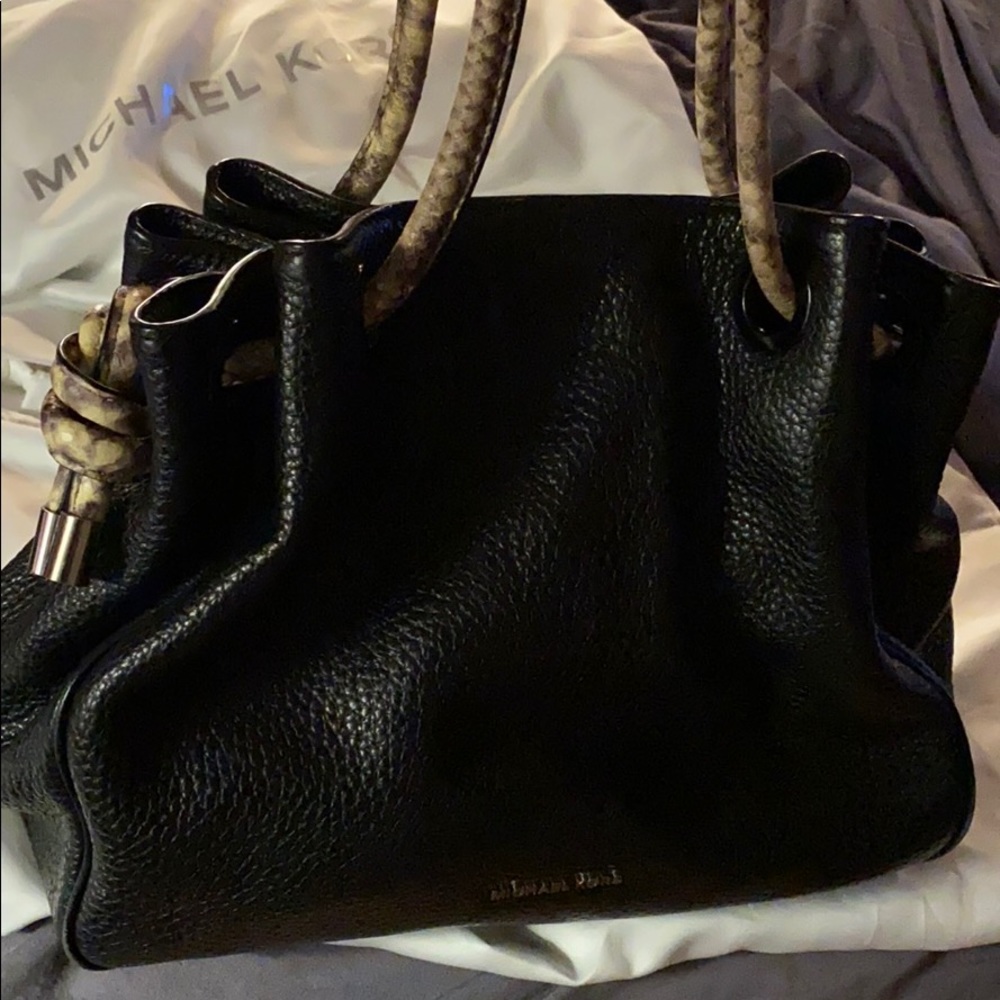 Michael Kors adjustable black bag